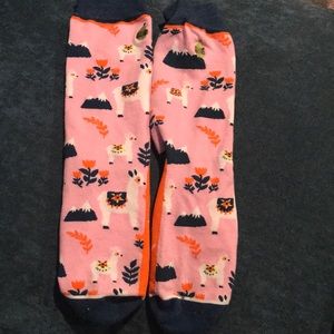 Woven Pear calf socks